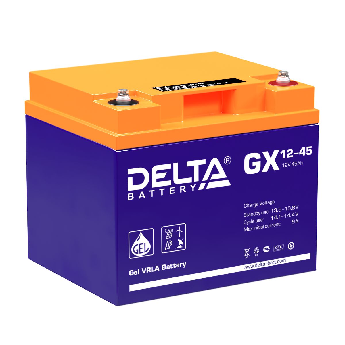 Батарея аккумуляторная GX 12-45 4614010170014