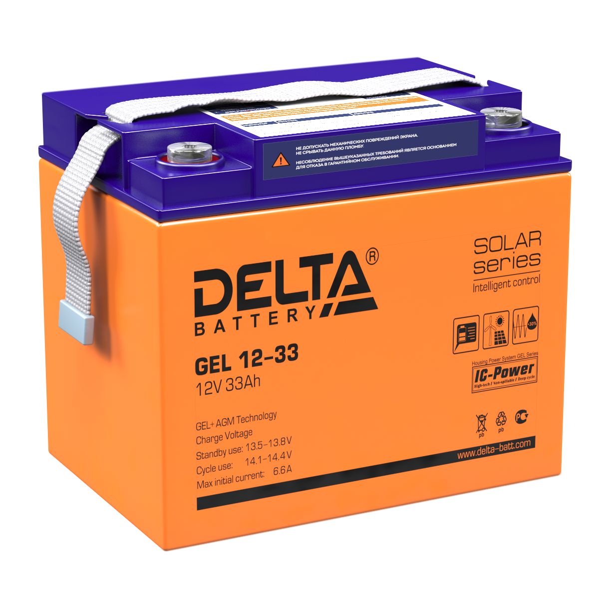 Батарея аккумуляторная GEL 12-33 4614010140008