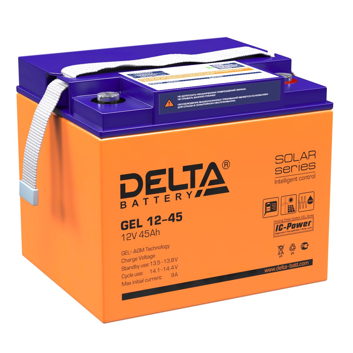 Батарея аккумуляторная GEL 12-45 4614010140009