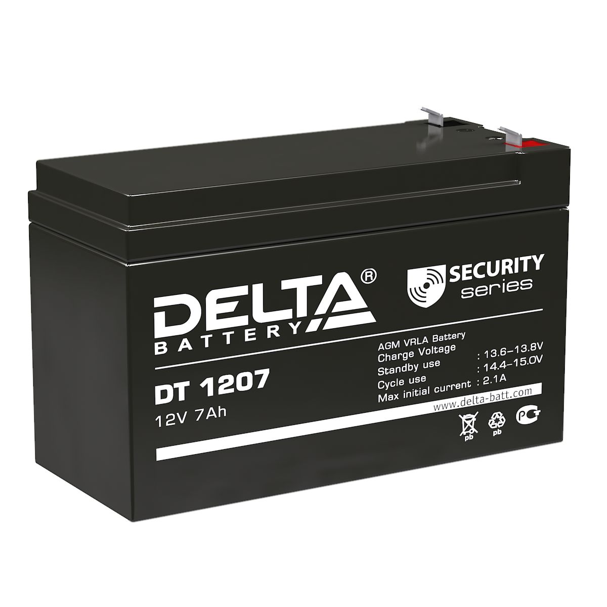 Батарея аккумуляторная DT 1207 4614010040008
