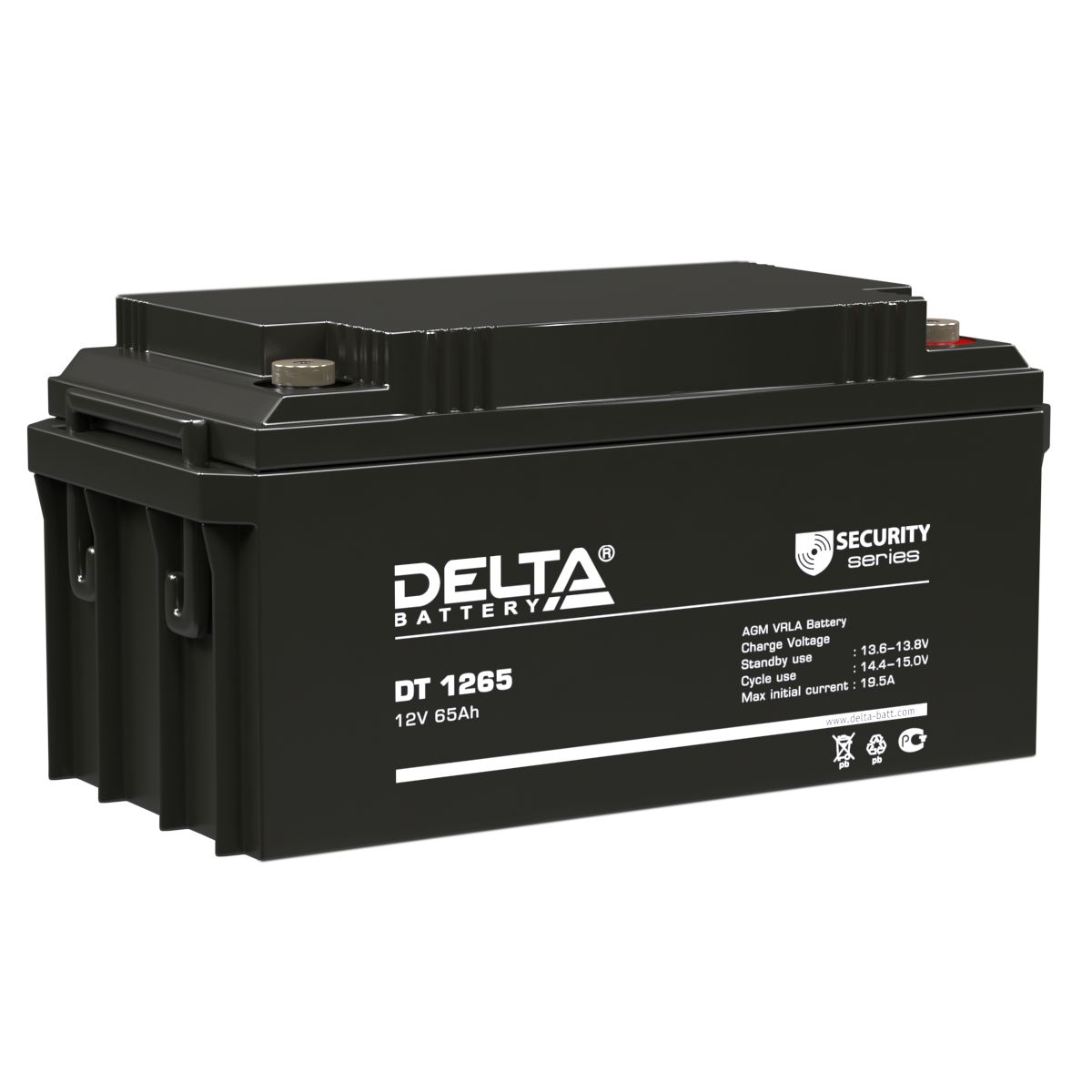 Батарея аккумуляторная DT 1265 4614010040019