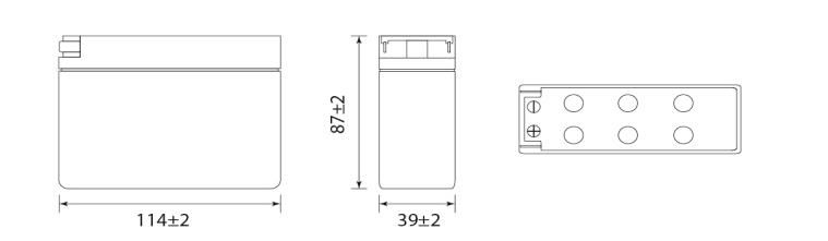 Батарея аккумуляторная CT 12025 3401010030001