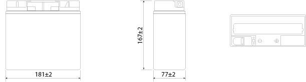 Батарея аккумуляторная CT 1220.1 3401010030028