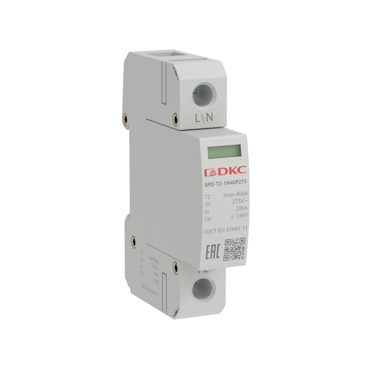Устройство защиты УЗИП  SPD-T2-1N40P275