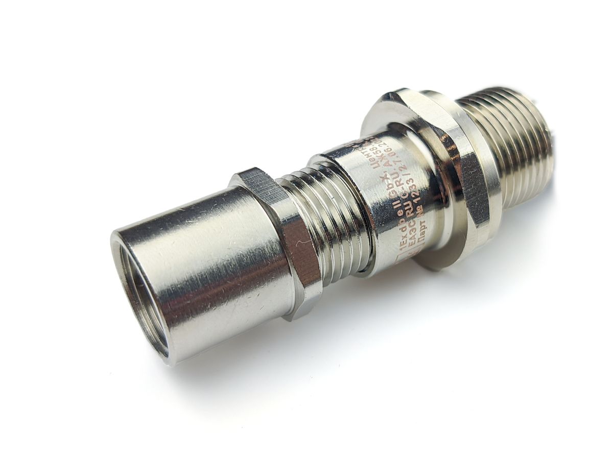Ввод кабельный ВКВ2ТВ-ЛР-К1 1/2-G1 1/4-33 zeta32065