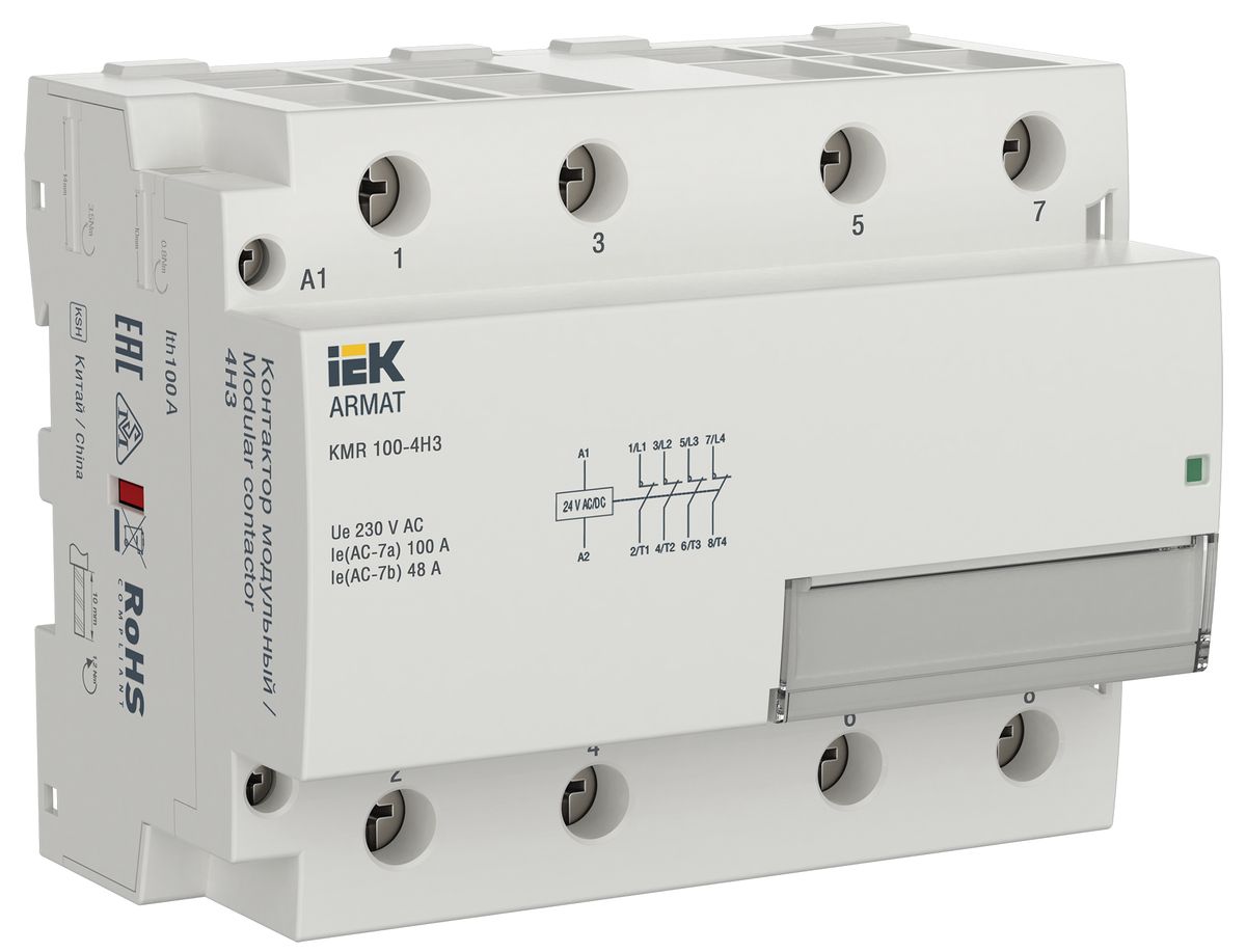 Контактор модульный  AR-KMR20-100-04-024