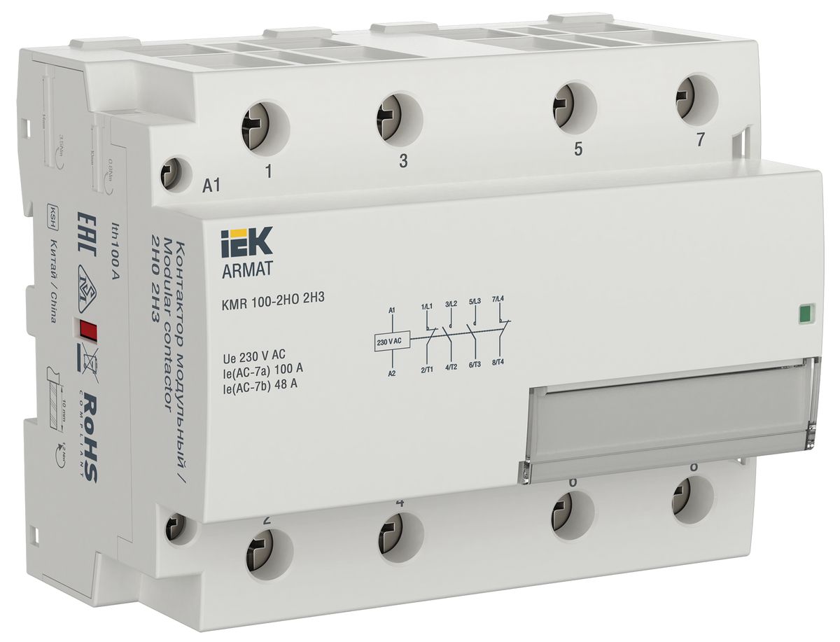 Контактор модульный  AR-KMR10-100-22-230