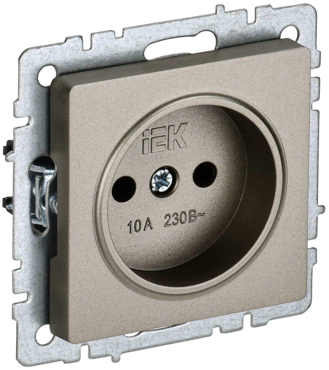 Розетка силовая РС10-1-0-БрШ BR-R10-10-K37