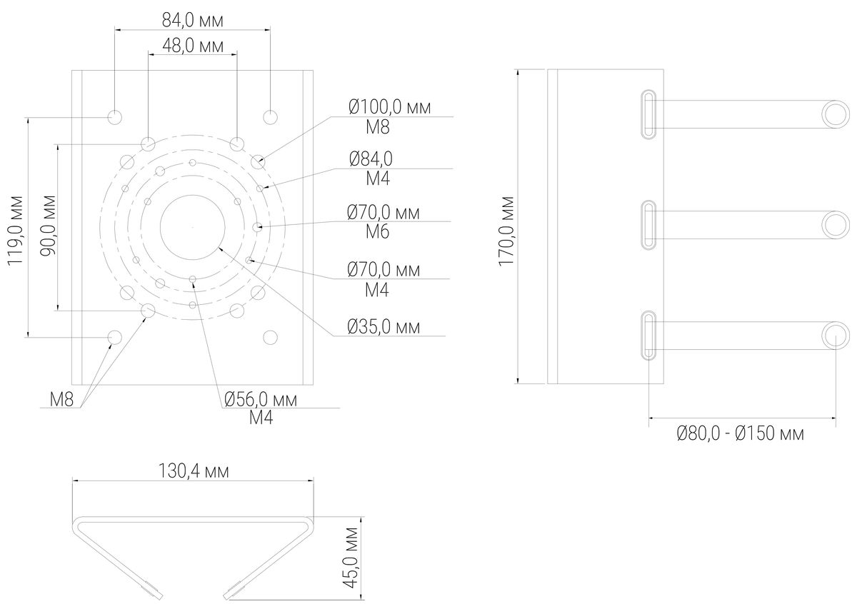 Кронштейн видеокамеры BOLID BR-103 856-135-799