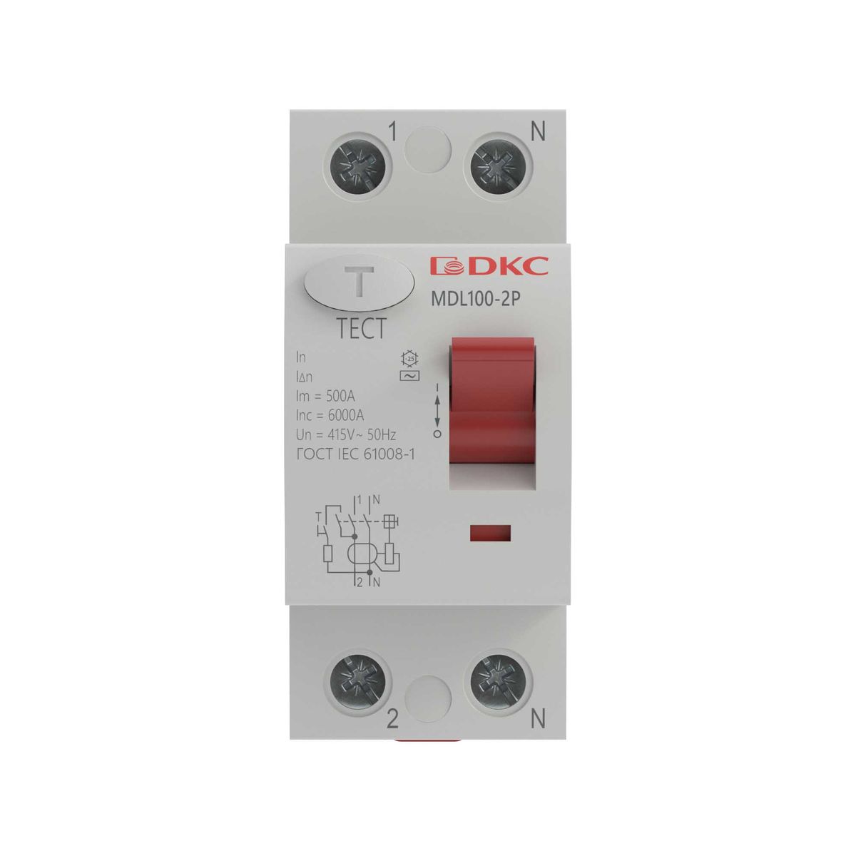 Устройство защитного отключения  MDL100-2P2-40-AC