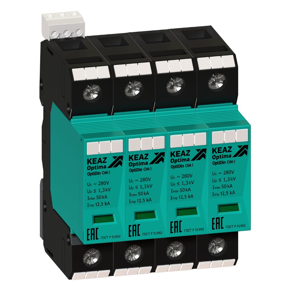 Устройство защиты УЗИП OptiDin OM-I-4-280/12.5/S 114260