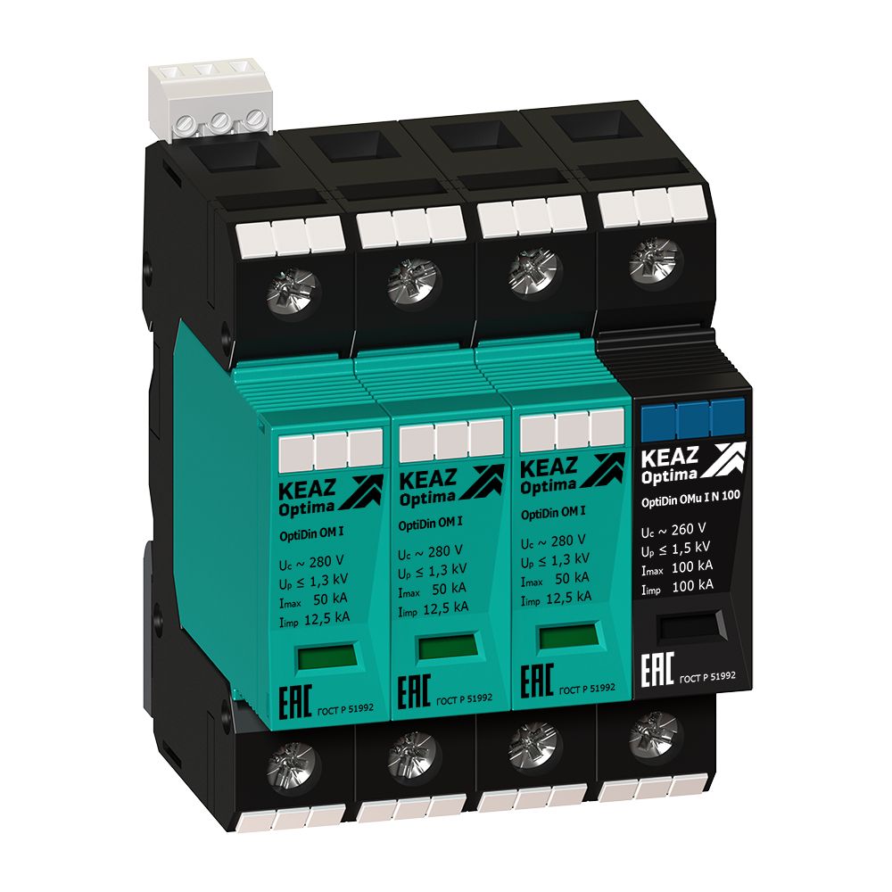 Устройство защиты УЗИП OptiDin OM-I-3+Nu-280/12.5 114275