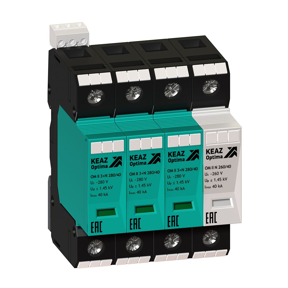 Устройство защиты УЗИП OptiDin OM-II-3+N-280/40/R 114313