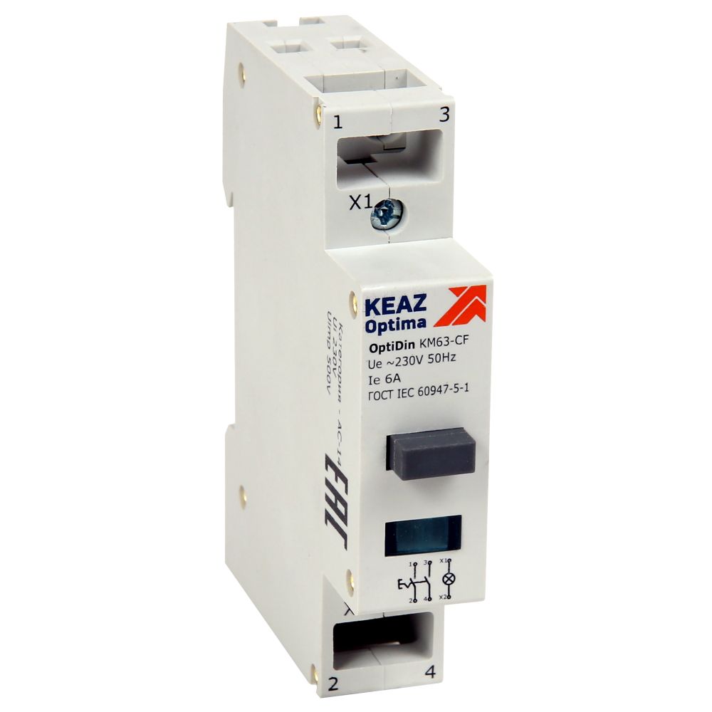 Кнопка управления OptiDin KM63-CF-11-УХЛ3 138908