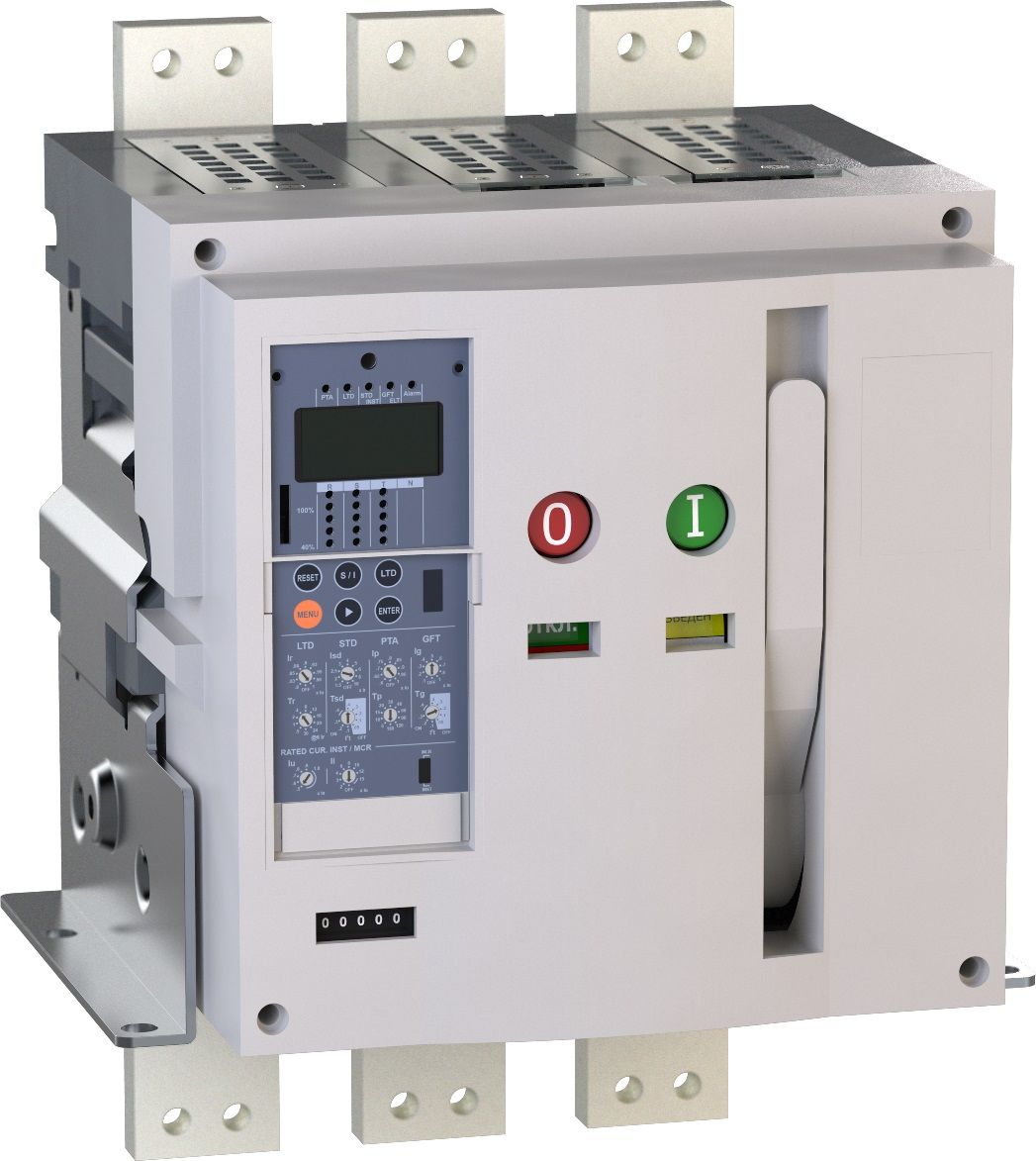 Выключатель автоматический воздушный OptiMat A-2500-S4-3P-100-F-MR8.0-BH-C2202-M2-P00-S1-03 334013