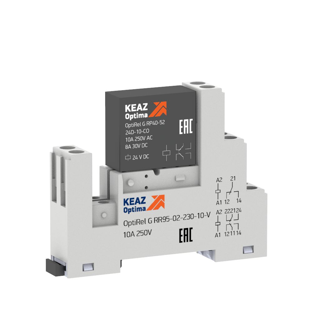 Реле промежуточное OptiRel G RM48-52-24D-10-V-CO-G 281003