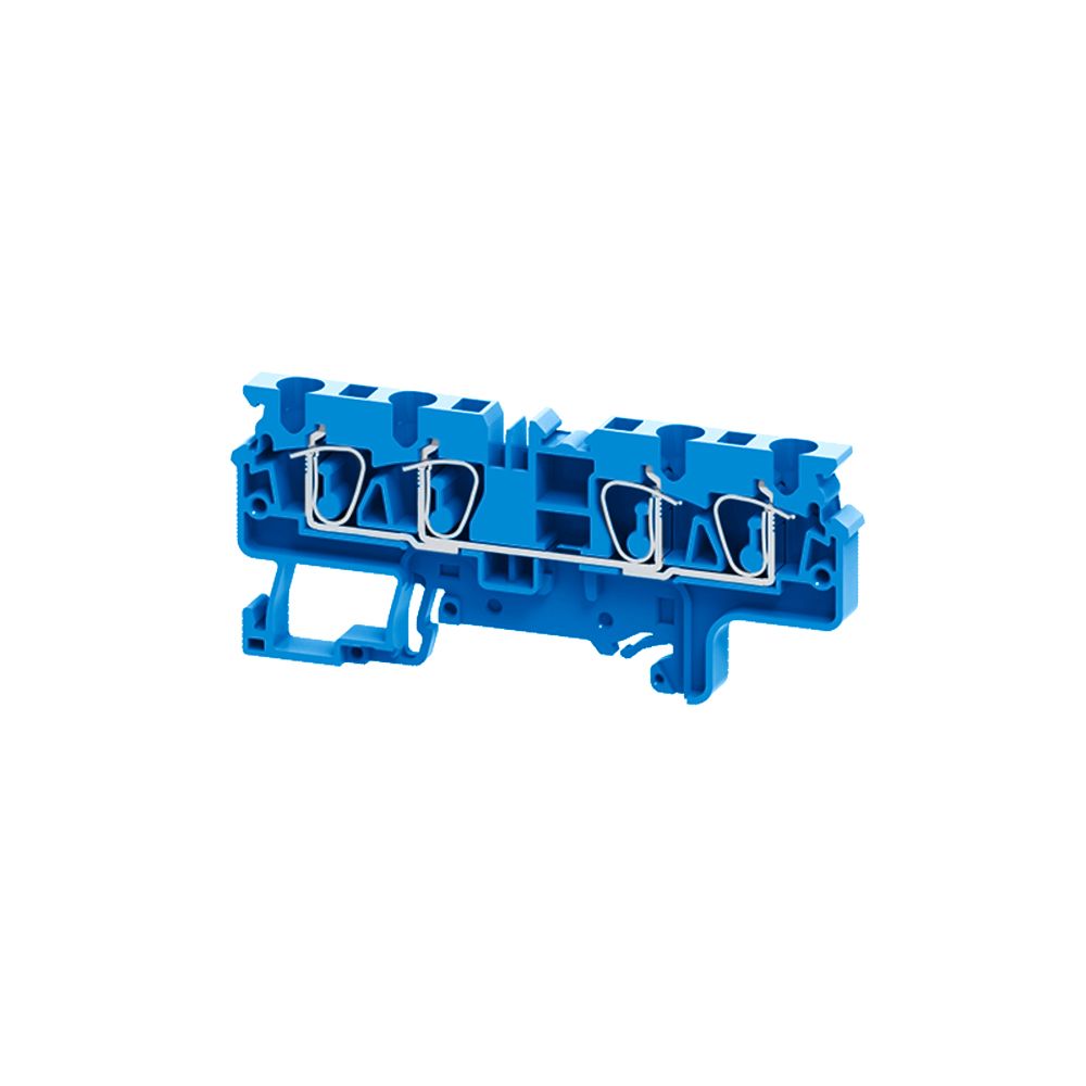 Клемма пружинная OptiClip СX-4-QUATTRO-(0,2-4)-I-BU-синий 289756