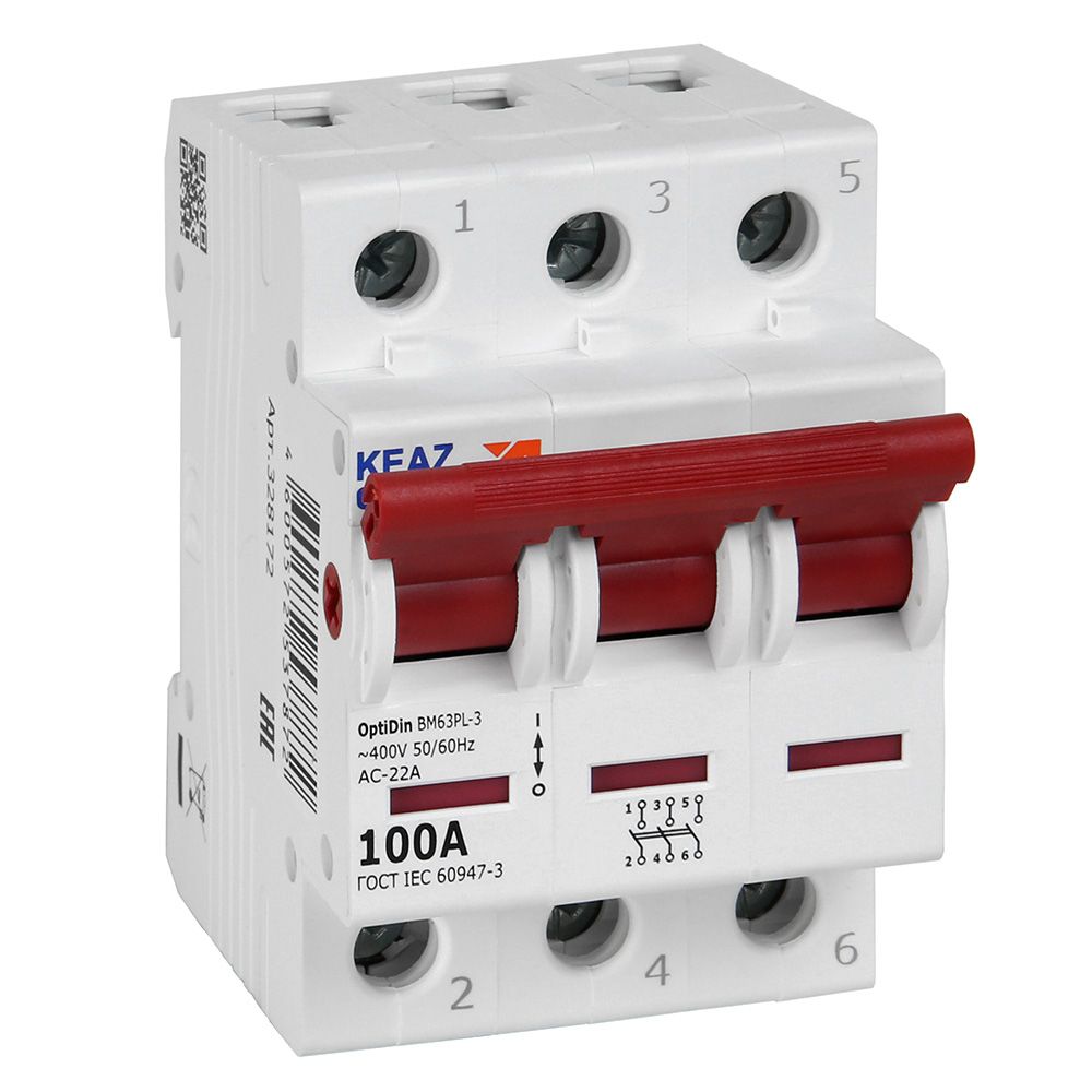 Выключатель нагрузки OptiDin BM63PL-3100-УХЛ3 328172