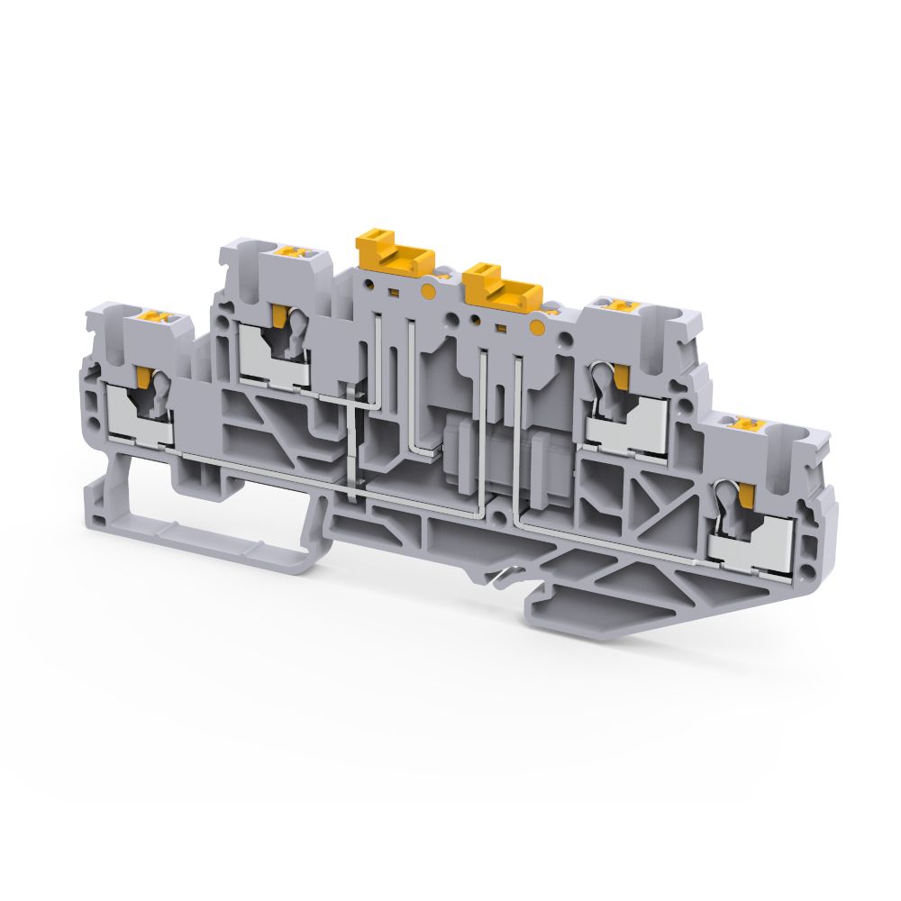 Клемма OptiClip CPDLK-2,5-2L-MT-N-I-S-серый 331874