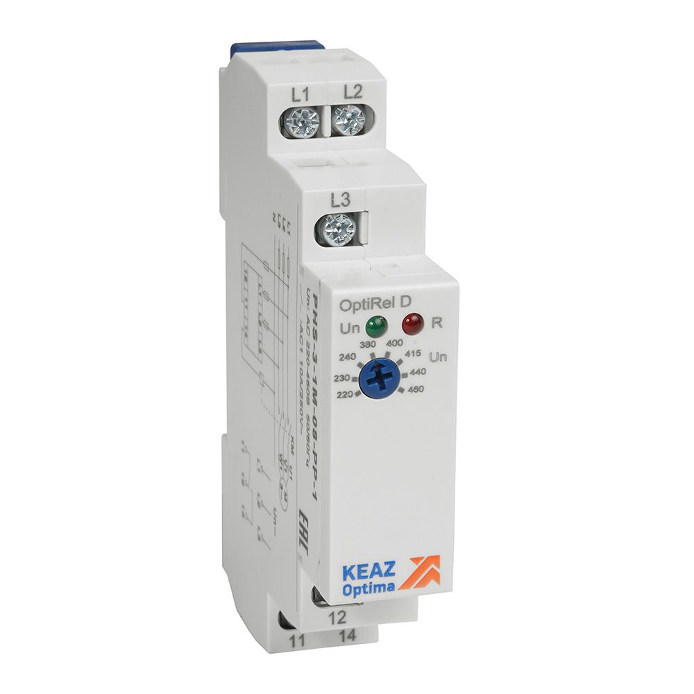 Реле контроля фаз PHS-3-1M-08-PP-1 331992