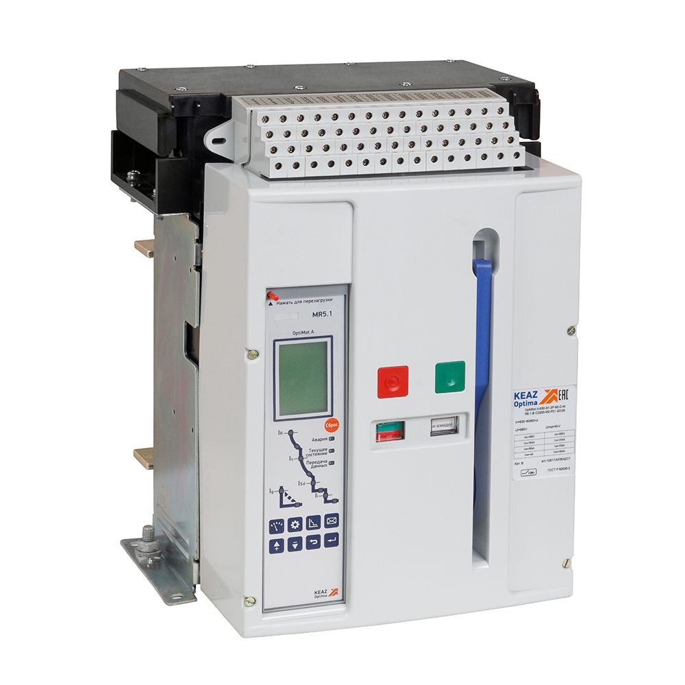 Выключатель автоматический OptiMat A-800-S1-3P-50-F-MR5.1-B-C2200-M2-P00-S3-00 332334