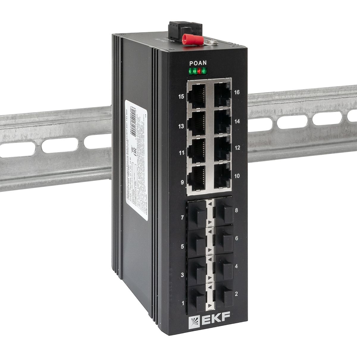 Коммутатор промышленный  TSX-U-8GX/SFP-8GT