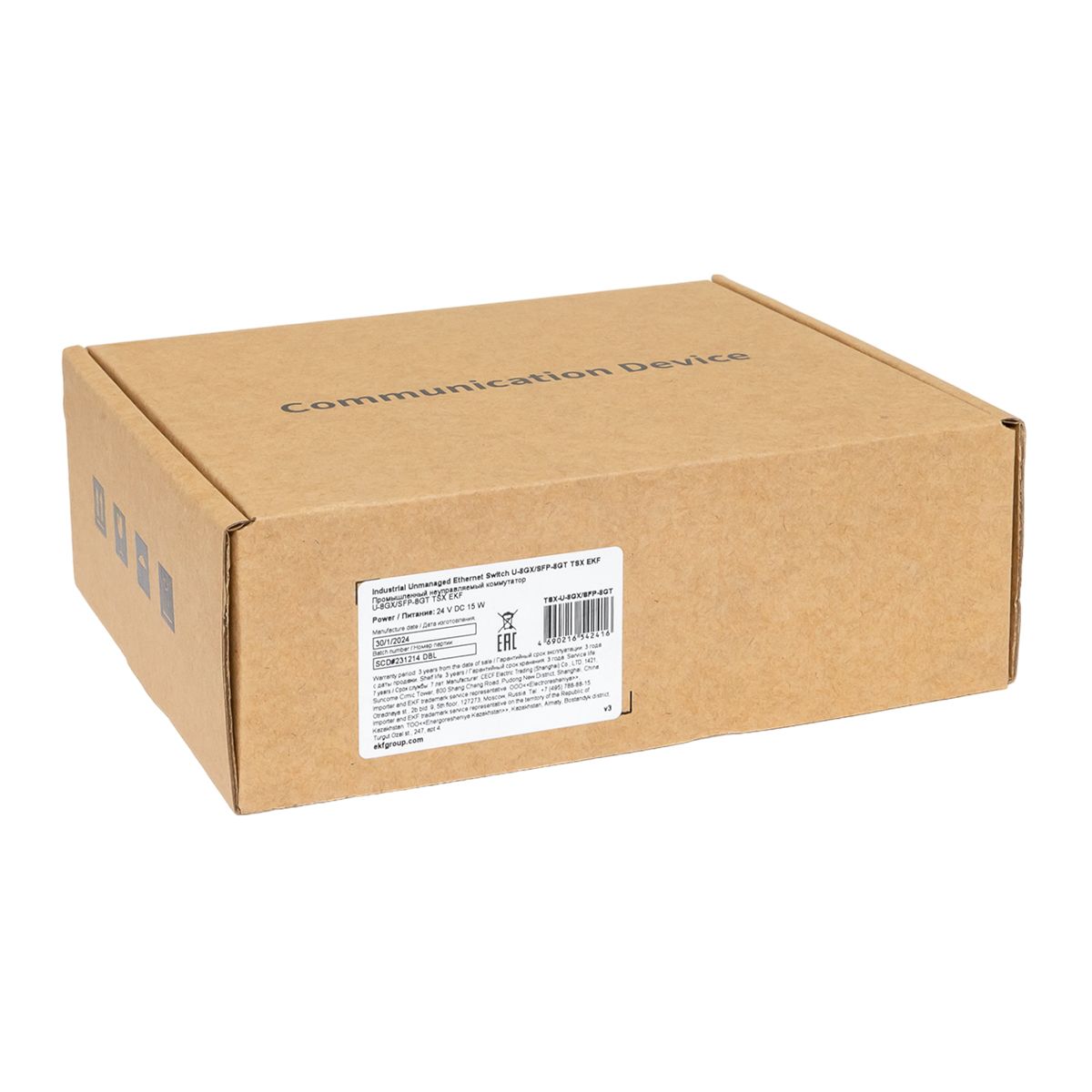 Коммутатор промышленный  TSX-U-8GX/SFP-8GT