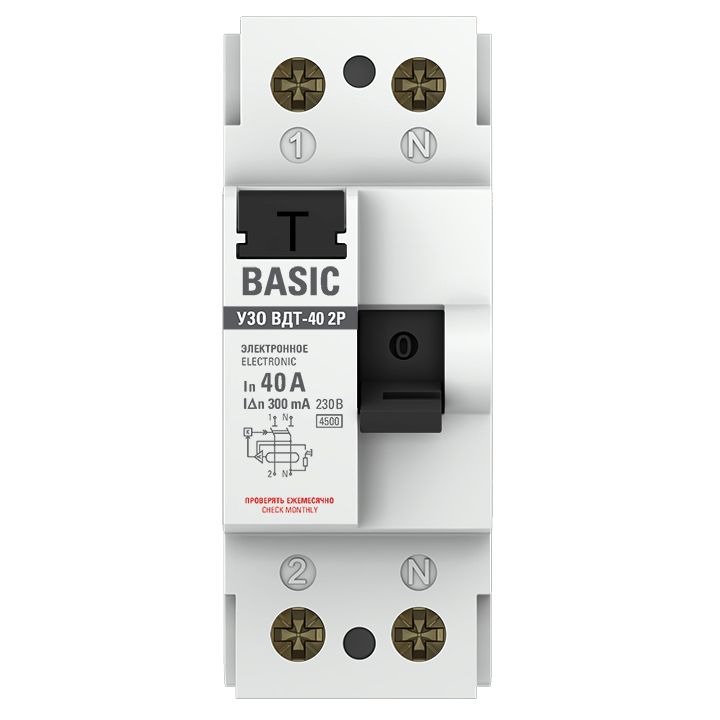 Устройство защитного отключения  elcb-2-40-300e-sim