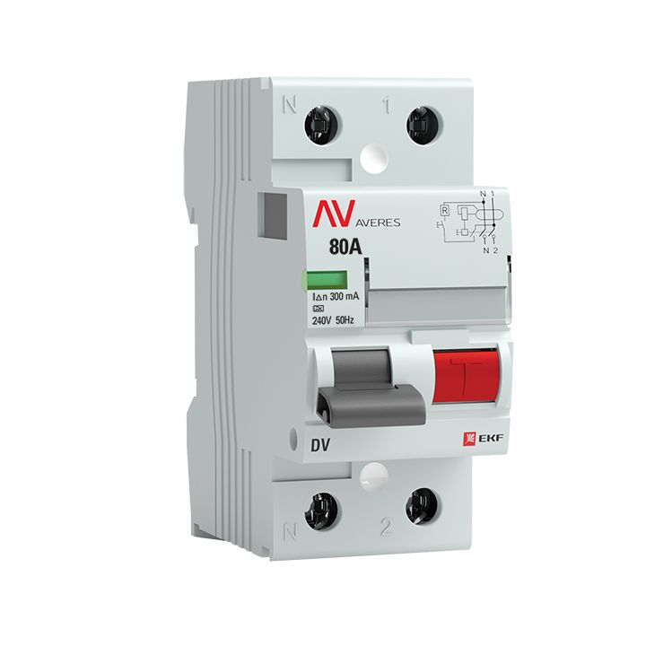 Устройство защитного отключения  rccb-2-80-300-a-av