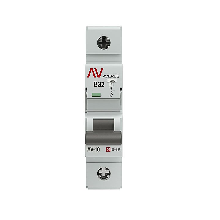 Выключатель автоматический  mcb10-1-32B-av