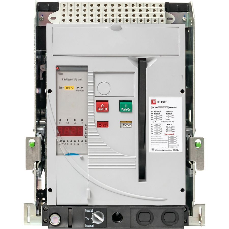Выключатель автоматический воздушный  mccb450-1600-200v