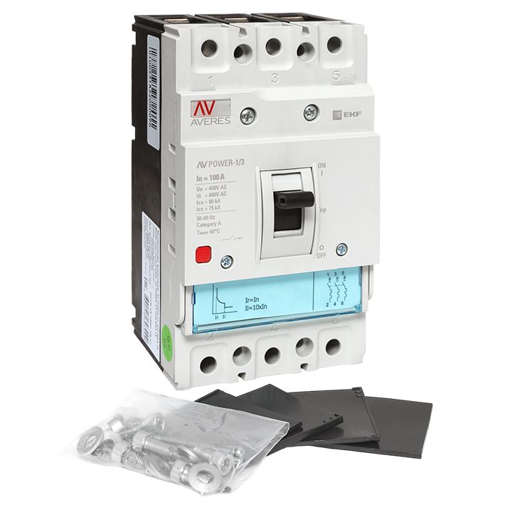 Выключатель автоматический  mccb-13-100H-TR-av