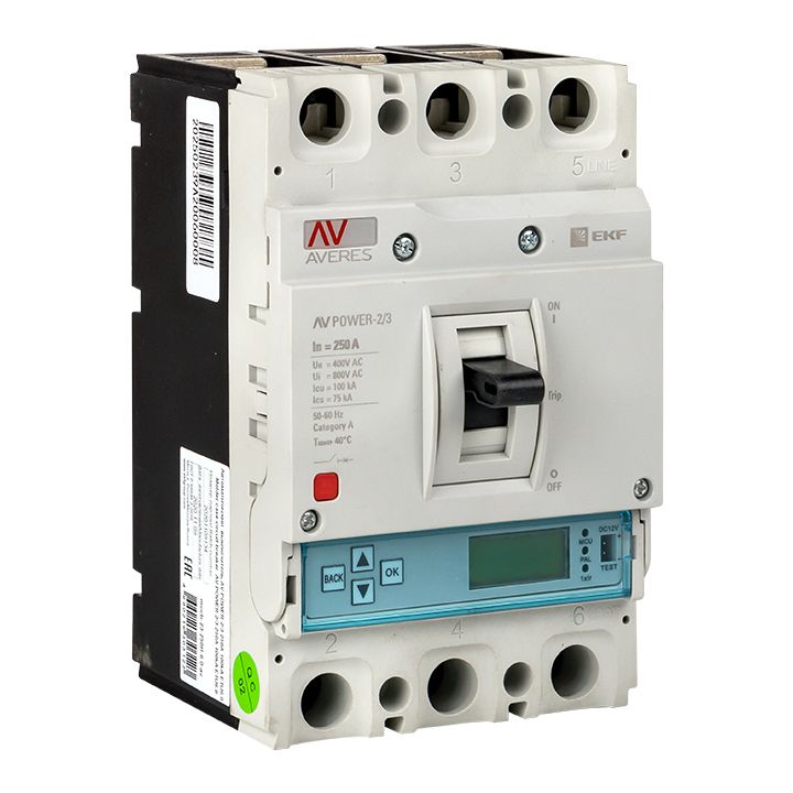 Выключатель автоматический  mccb-23-250H-6.0-av