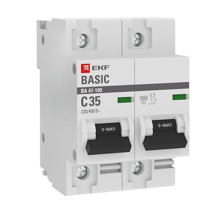 Выключатель автоматический  mcb47100-2-35C-bas