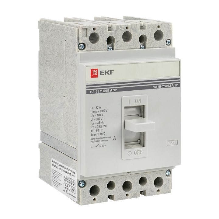 Выключатель автоматический  mccb99-250-63